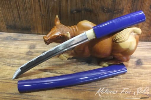 1060 Heat Tempered Katana, Wakizashi & Tanto Shirasaya Set - Image 19