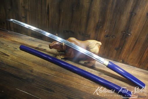 1060 Heat Tempered Katana, Wakizashi & Tanto Shirasaya Set - Image 10