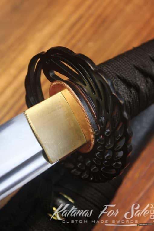 T10 Steel Hand Forged clay tempered Ninjato - Image 8