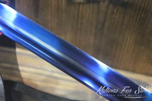 Hand Forged Blue Acid Dye High Carbon Steel Ninjato Samurai Sword - Image 7