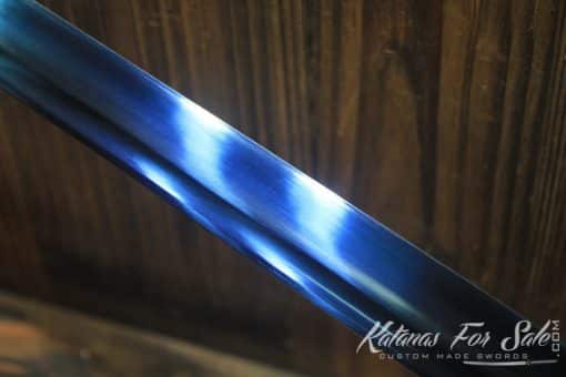 Hand Forged Blue Acid Dye High Carbon Steel Ninjato Samurai Sword - Image 6