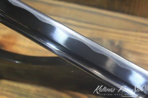 Black Acid Dye 1060 Carbon Steel Ninjato Wakizashi Sword - Image 6