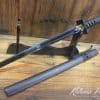 Black Acid Dye 1060 Carbon Steel Ninjato Wakizashi Sword