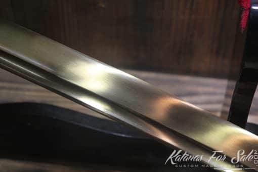 Gold Acid Dye High Carbon Steel Katana with High Quality Copper Fittings - Image 8