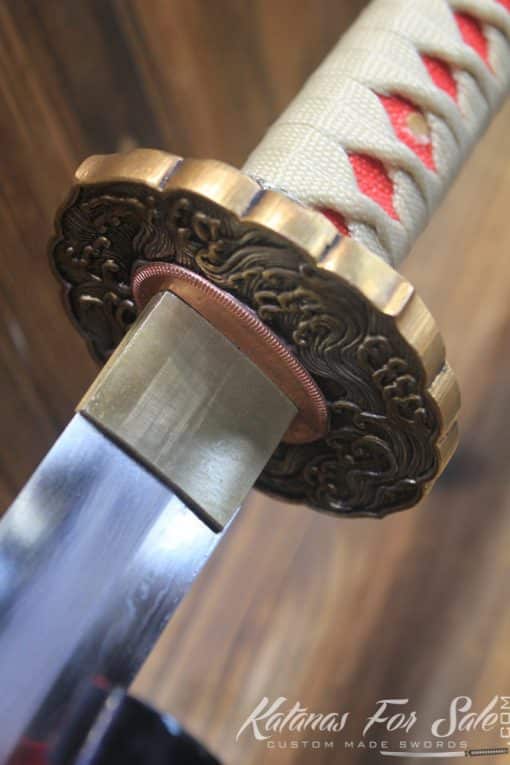 T10 Clay Tempered Hadori Polished High Quality Fittings Japanese Samurai Katana - Image 2
