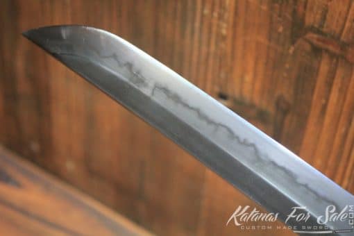Hand Forged Black Acid Dye T10 Steel Samurai Sword Katana - Image 12