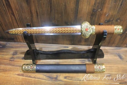 Chinese Handmade Qin Dynasty One Handed Short Jian Sword - Image 7