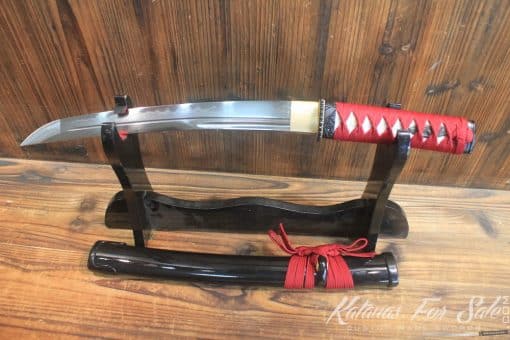1095 Clay Tempered Japanese Tanto - Image 5