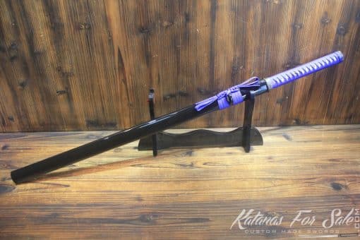 Hand Forged Blue Acid Dye High Carbon Steel Ninjato - Image 4