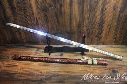 1060 Heat Tempered Straight Blade Ninjato - Image 5