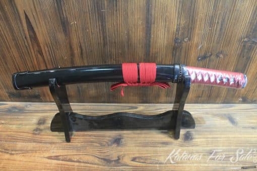 1095 Clay Tempered Japanese Tanto - Image 4