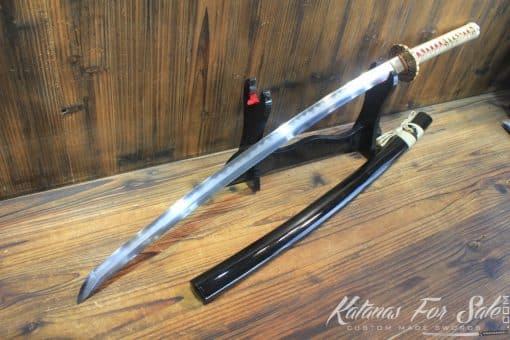 T10 Clay Tempered Hadori Polished High Quality Fittings Japanese Samurai Katana