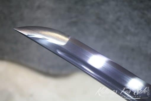 Japanese Black Acid T10 Clay Tempered Samurai Sword Katana & Wakizashi - Image 5