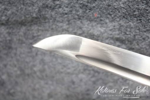 Japanese Flowers Tsuba Hand Forged Folded Steel Samurai Katana Sword - Image 5
