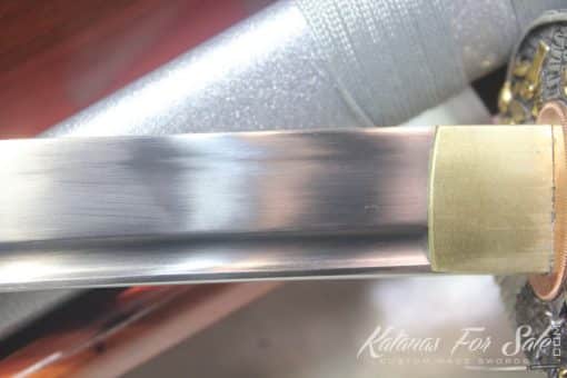Japanese 9260 Spring Steel Wakizashi Samurai Sword - Image 6