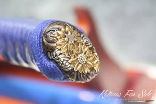 Japanese Sakura Hand Forged Folded Clay Tempered T10 Samurai Wakizashi & Tanto Set - Image 3