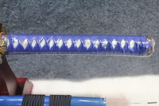 Japanese Sakura Hand Forged Folded Clay Tempered T10 Samurai Wakizashi & Tanto Set - Image 7