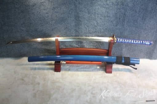 Japanese Sakura Hand Forged Folded Clay Tempered T10 Samurai Katana Sword - Image 9