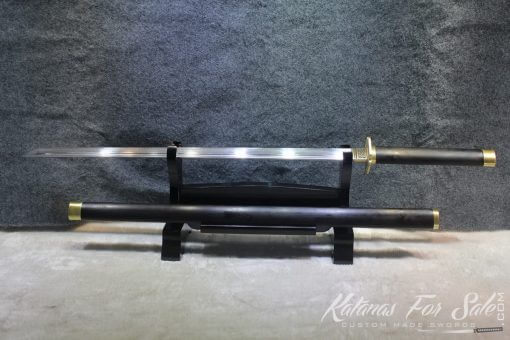 KataKiriha Zukuri Ninjato Sword T10 Folded Clay Tempered