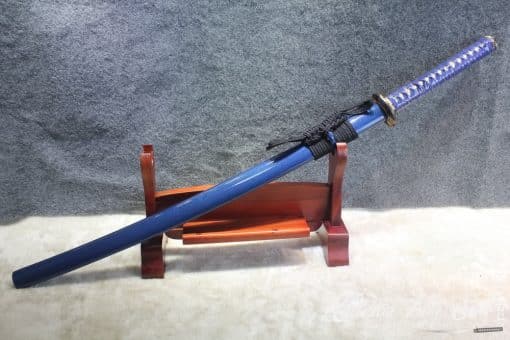 Japanese Sakura Hand Forged Folded Clay Tempered T10 Samurai Wakizashi & Tanto Set - Image 9