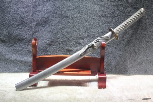 Japanese 9260 Spring Steel Wakizashi Samurai Sword - Image 11