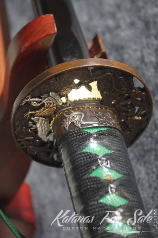 Black Acid Blade Straight Ninjato - Japanese Ninja Sword - Image 2