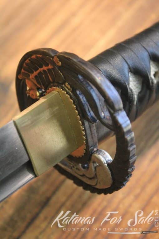 Hand Forged Samurai Katana Sword T10 Folded Clay Tempered Japanese Crane - Image 2