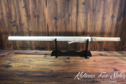 Japanese Hand Forged White Straight Ninjato - Image 10