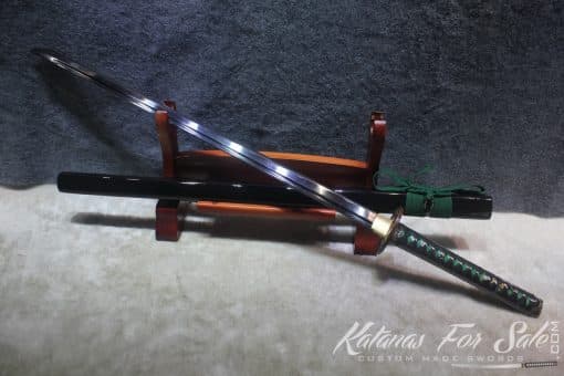 Black Acid Blade Straight Ninjato - Japanese Ninja Sword