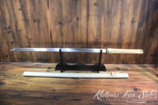 Japanese Hand Forged White Straight Ninjato - Image 8