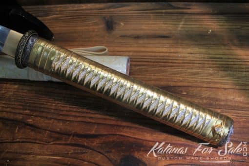 Japanese Hand Forged White Straight Ninjato - Image 7