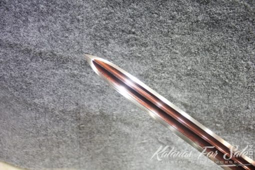 Hand Forged Black Folded 1060 - 1095 Steel Chinese  Handmade Han Wu Jian Sword - Image 7