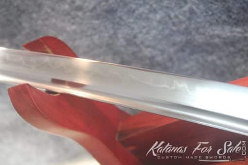 Hand Forged Wakizashi T10 Clay Tempered Samurai Sword - Image 7