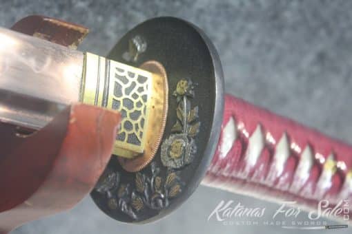Hand Forged Wakizashi T10 Clay Tempered Samurai Sword - Image 5