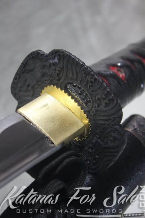 Straight Blade Ninjato 1060 Carbon Steel Ninja Sword - Image 9