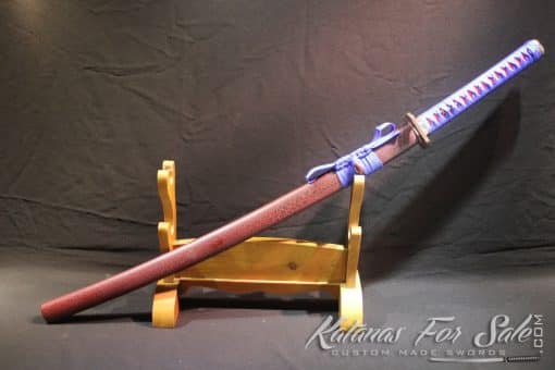Beautiful Katana Sword from T10 Folded Clay Tempered Steel
