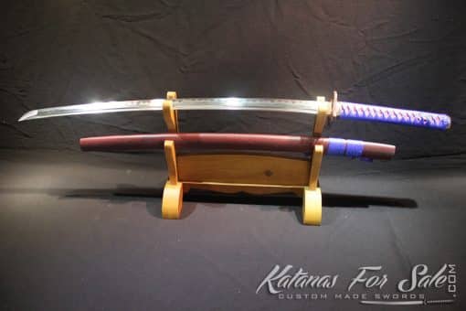 Beautiful Katana Sword from T10 Folded Clay Tempered Steel - Image 4