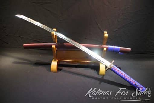Beautiful Katana Sword from T10 Folded Clay Tempered Steel - Image 5