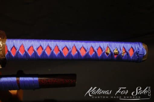 Beautiful Katana Sword from T10 Folded Clay Tempered Steel - Image 8