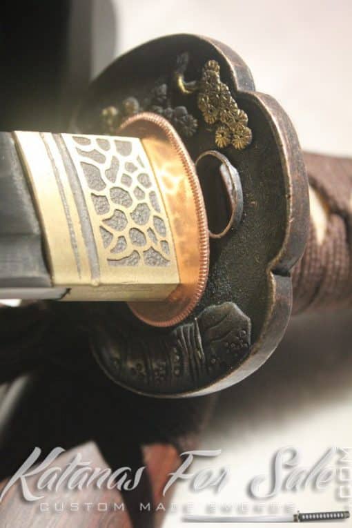 Japanese Rosewood Clay Tempered Tanto - Image 10