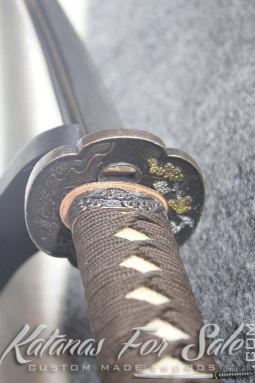 Japanese Rosewood Clay Tempered Tanto - Image 5