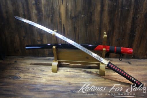 Double Edge Katana T10 Folded Clay Tempered Steel