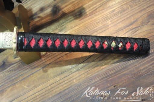 Double Edge Katana T10 Folded Clay Tempered Steel - Image 5
