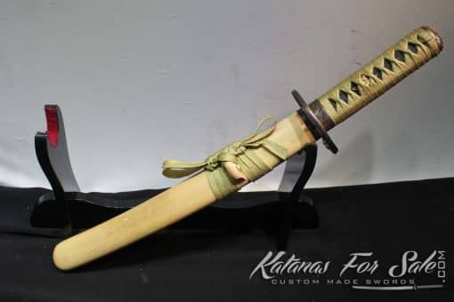 Japanse Natural Maple Wood Tiger Tanto - Image 4