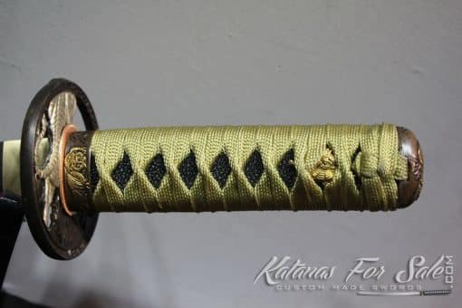 Japanse Natural Maple Wood Tiger Tanto - Image 10