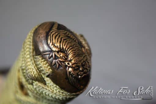 Japanse Natural Maple Wood Tiger Tanto - Image 11