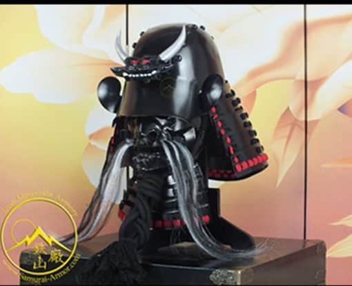 Samurai Helmet - Kaymon Samurai Kabuto with Menpo