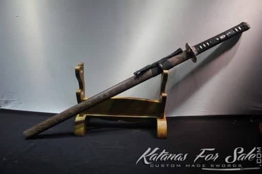 Japanese Folded Steel Clay Tempered Kiriha Zukuri Ninjato - Image 3