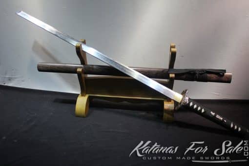 Japanese Folded Steel Clay Tempered Kiriha Zukuri Ninjato - Image 5