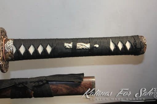 Japanese Folded Steel Clay Tempered Kiriha Zukuri Ninjato - Image 10